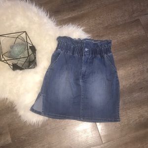 Black Label paper bag skirt